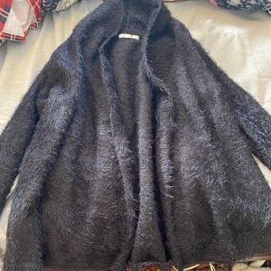 Fuzzy cardigan